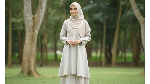 Abaya Gamis Syar’i Modern Tanpa Kesan Berlebihan