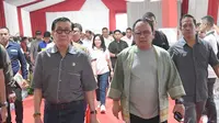 Menteri Hukum dan Hak Asasi Manusia (Menkumham), Yasonna H. Laoly saat berkunjung ke pameran layanan publik di Plaza Sudirman Gelora Bung Karno, Jakarta. (Foto: Istimewa)