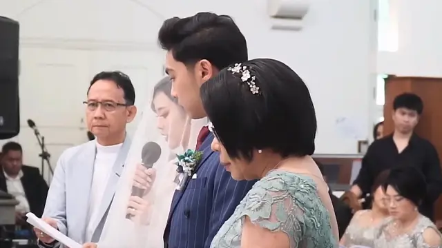 Momen Pemberkatan Pernikahan Jessica Jane dan Erwin Phang
