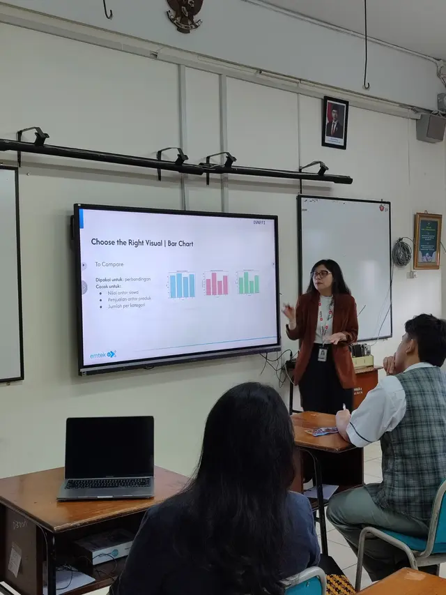 Institut Media Digital Emtek (IMDE) mengisi workshop komunikasi kreatif bersama para siswa SMAK 4 PENABUR Jakarta.