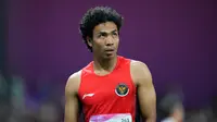 Hasil ini membuat Indonesia mengalami penurunan peringkat di klasemen medali Asian Games 2023 usai digusur Malaysia sampai dengan Sabtu (30/9) malam. Indonesia pun harus puas menghuni peringkat ke-13 dengan raihan tiga emas, tiga perak, dan 10 perunggu. (AP Photo/Vincent Thian)