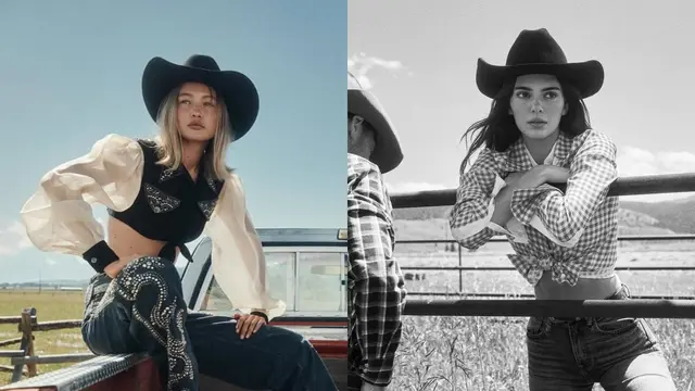 Anggunnya Duo Bestie Supermodel Gigi Hadid dan Kendall Jenner Bergaya Equestrian di Sampul Majalah Vogue