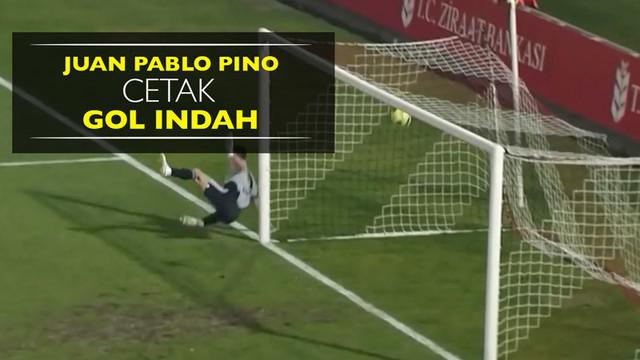 Berita video gol indah marquee player Arema FC, Juan Pablo Pino, saat masih memperkuat klub Turki, Galatasaray.