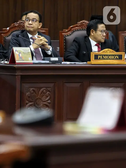 Anies berharap proses PHPU Pilpres dapat menjaga praktik konstitusi di Indonesia. (Liputan6.com/Angga Yuniar)