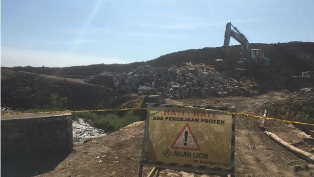 PPLS Perbaiki Tanggul Lumpur Lapindo di Titik 67 Kedungbendo Sidoarjo
