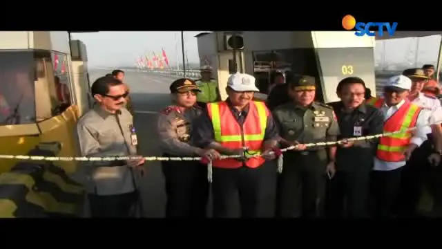 Gerbang Tol Surabaya - Mojokerto Resmi Dibuka