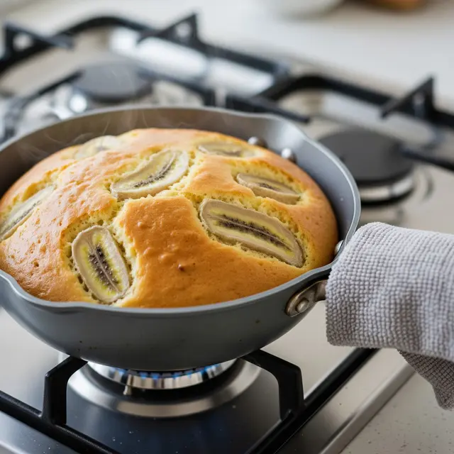 Resep Kue Pisang Matang Tanpa Mixer dan Oven (Image by Gemini AI)