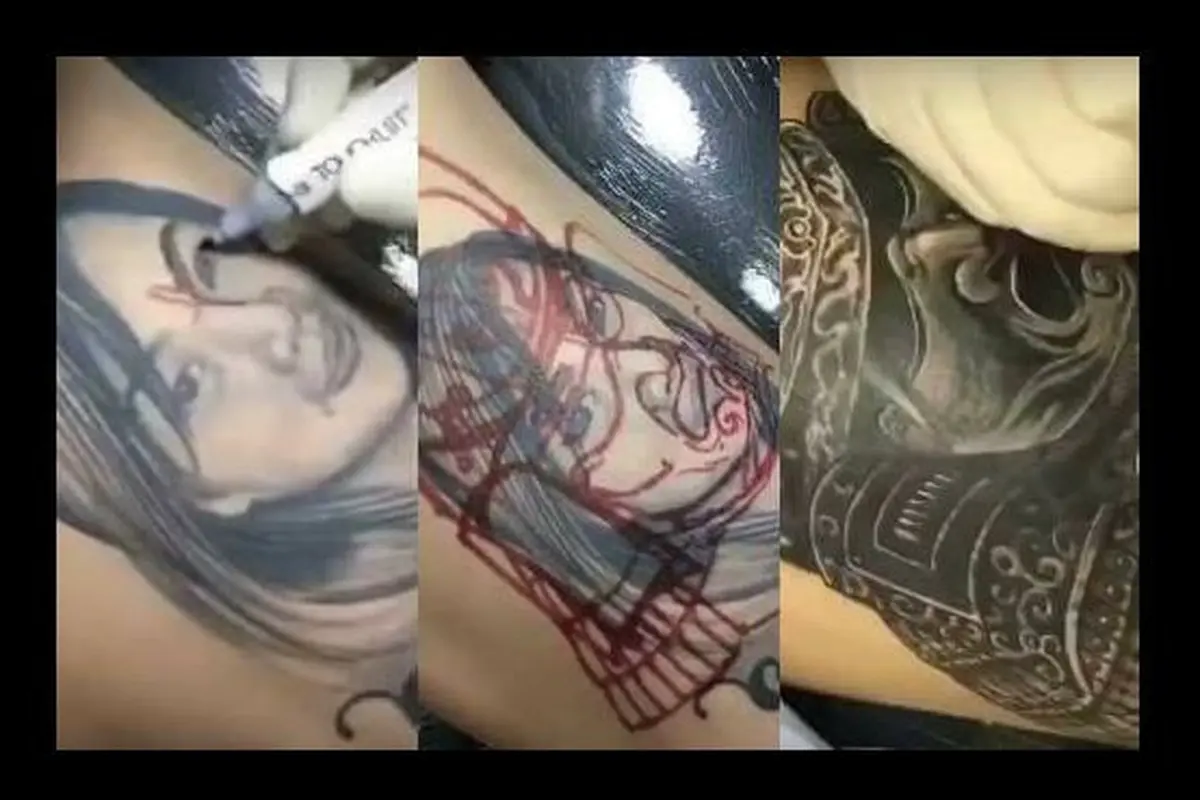 [Bintang] Ini yang Terjadi kalau Sudah Terlanjur Tato Wajah Mantan Pacar di Tubuh