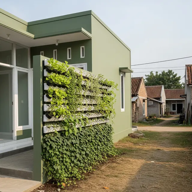Desain Rumah Hijau dengan Pagar Tanaman Aman dari Ular