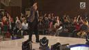 Motivator, Tung Desem Waringin berinteraksi dengan peserta EGTC 2018 Bandung di Graha Sanusi Hardjadinata, Universitas Padjajdaran, Bandung, Kamis (6/12). Tung Desem Waringin memberi motivasi percaya diri. (Liputan6.com/Helmi Fithriansyah)