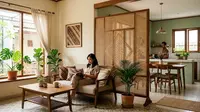 26 Inspirasi Desain Pembatas Ruangan, Solusi Estetik Membagi Area Rumah