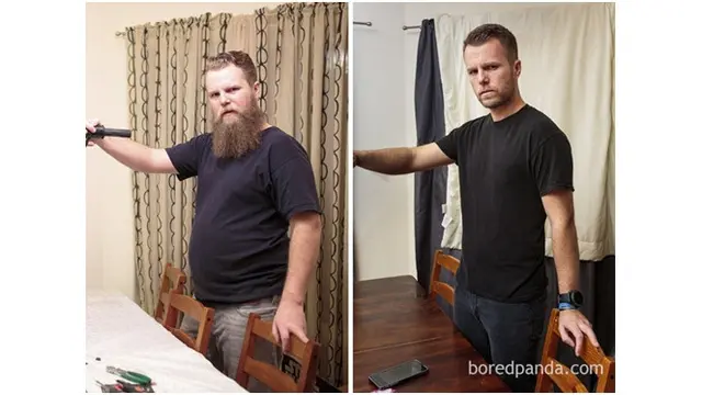 Transformasi 7 Pria Obesitas yang Sukses Diet Ini Bikin Takjub