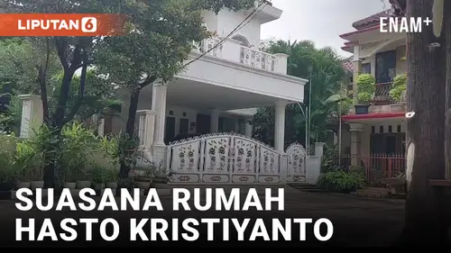 VIDEO: Rumah Hasto Kristiyanto Sepi Pasca Ditetapkan sebagai Tersangka