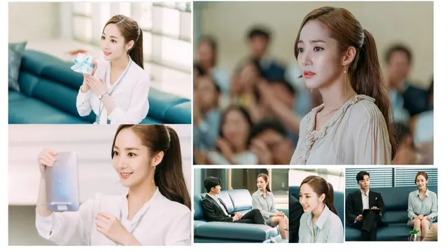 Park Min Young dalam drakor What’s Wrong With Secretary Kim. (TvN via Soompi)