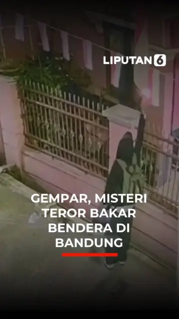 Gempar, Misteri  Teror Bakar  Bendera di Bandung