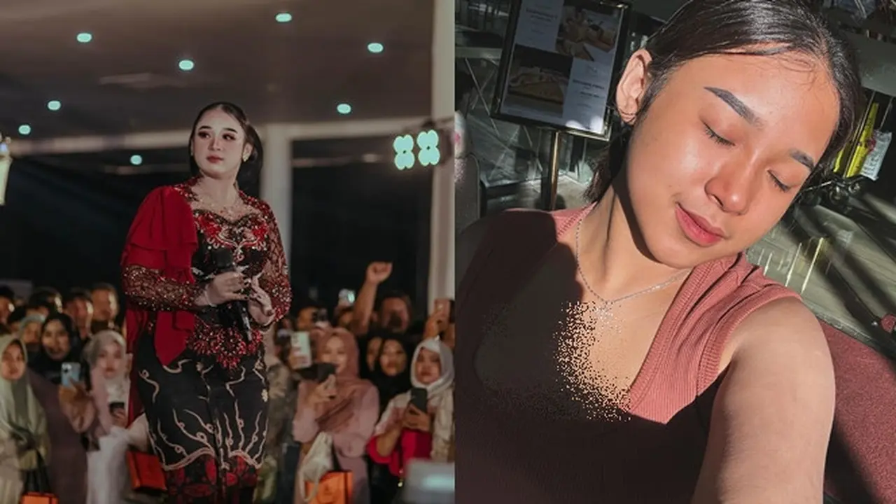 6 Potret Niken Salindry, Pesinden Viral Borong Dagangan Penjual Es Teh saat Manggung