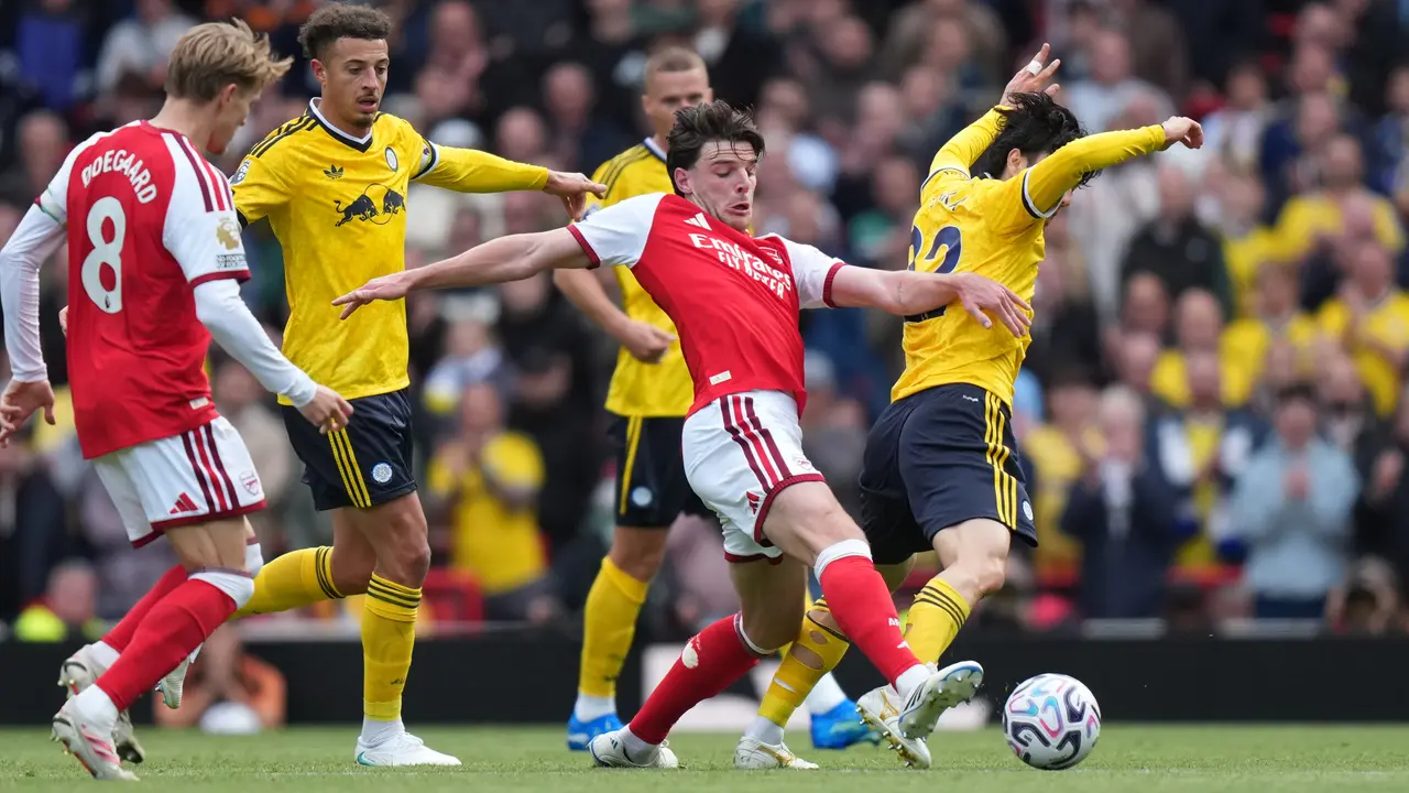 Pemain Arsenal Declan Rice