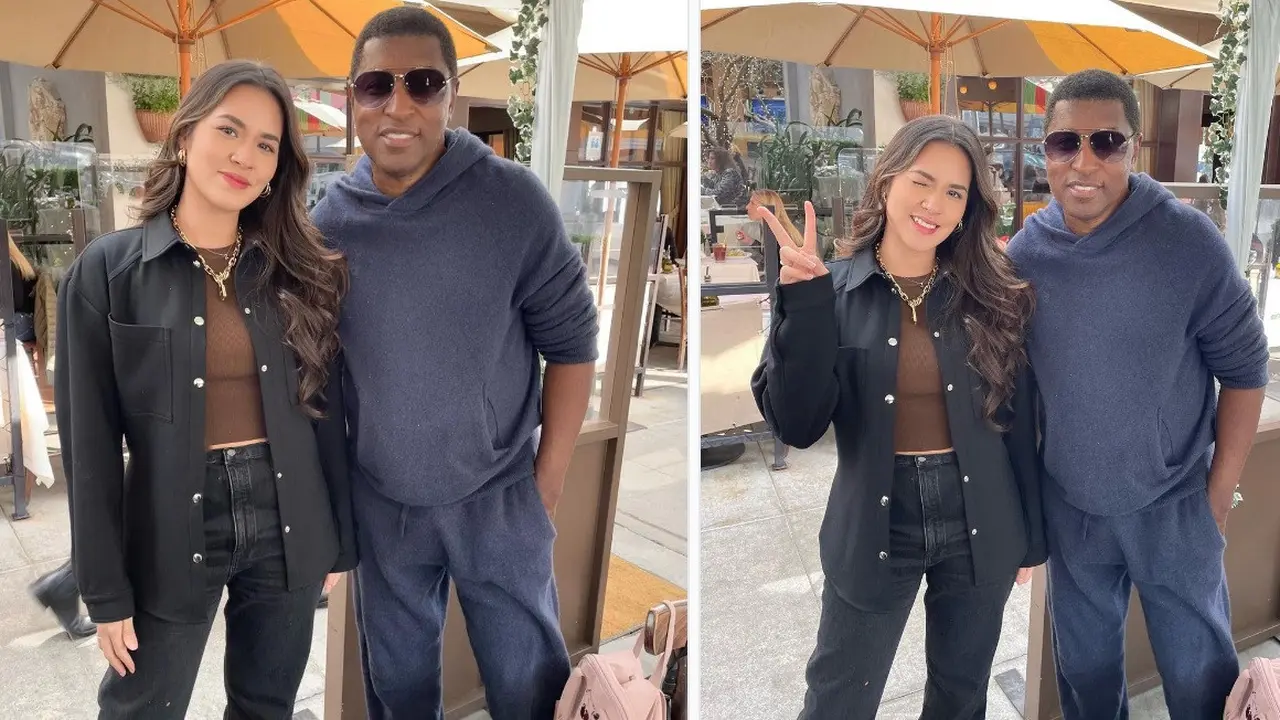 Raisa bertemu Babyface saat di Amerika Serikat