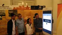 Trafi mengumumkan kerja sama sebagai mitra aplikasi Jakarta Smart City dan aplikasi pendukung Transjakarta (liputan6.com/Agustinnus M. Damar)