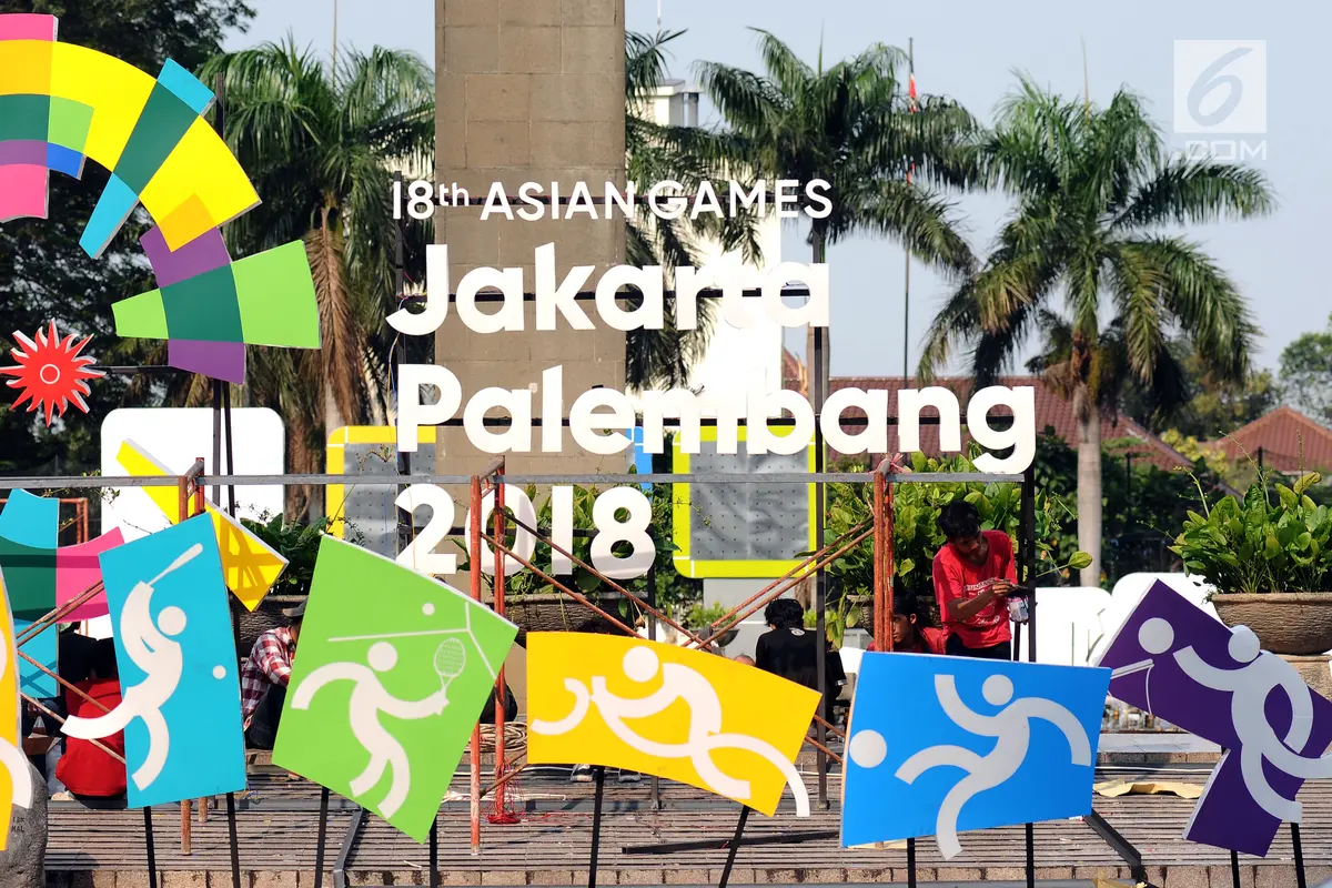 Sambut Asian Games 2018, Karakter Cabang Olahraga Hiasi Jakarta