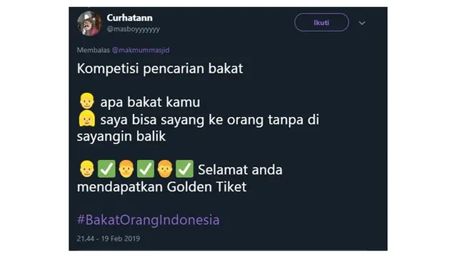bakat orang indonesia