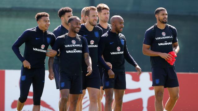 Keceriaan Pemain Inggris Jelang Hadapi Belgia