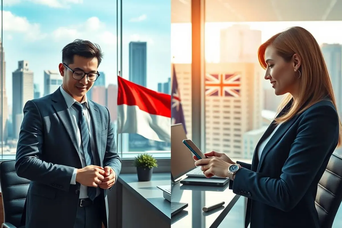 perbedaan waktu indonesia dan australia