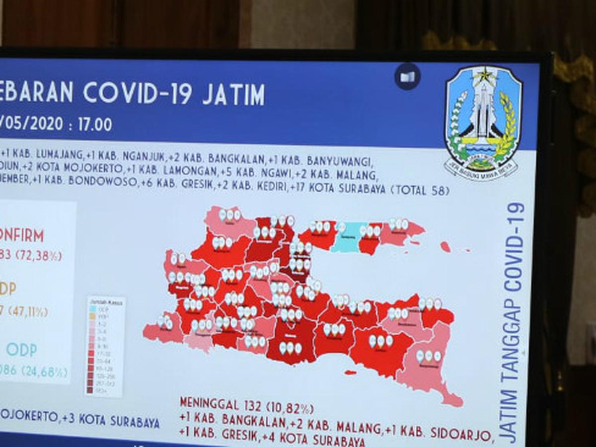 19 Daerah Di Jatim Masuk Zona Merah, Surabaya Tidak Masuk - Surabaya  Liputan6.Com