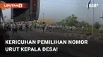 Beredar video viral terkait kericuhan massa saat dilakukan pemilihan nomor urut kepala des. Kericuhan itu terjadi di ruas jalan Karangampel-Gunung Jati, Senin (18/09/2023)
