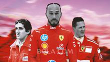 F1 - Alain Prost, Lewis Hamilton, Michael Schumacher (Bola.com/Adreanus Titus)
