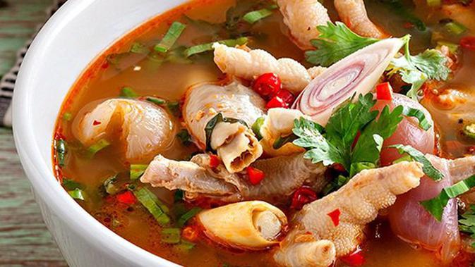 Resep Sup Tom Yum Udang Ceker Pedas Lifestyle Fimela Com