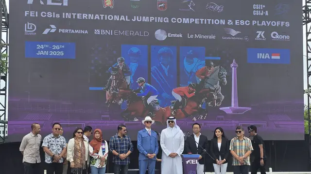 Buka FEI CSIs International Jumping Competition 2025, Presiden AEF Kagum Berkuda Makin Berkembang di Indonesia