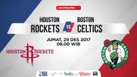 Jadwal NBA, Houston Rockets Vs Boston Celtics. (Bola.com/Dody Iryawan)