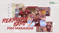 3 rekrutan baru PSM Makassar, Aaron Evans, Eero Markkanen dan Bayu Gatra. (Bola.com/Dody Iryawan)