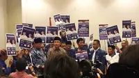 DPP Partai Demokrat mendeklarasikan pasangan calon kepala daerah Banten. (Liputan6.com/Devira Prastiwi)