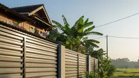 7 Model Pagar Rumah dari Seng yang Minimalis dan Estetik di Kampung