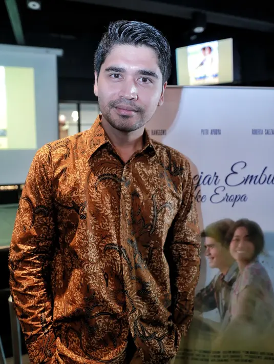 "Jujur, dia kayak gue ada malasnya sekolah. Seminggu ada 2-3 kali bolos, tapi otaknya encer kayak ibunya. Jadi nilainya tetap bagus,”  tutur Rizky Hanggono. (Adrian Putra/Bintang.com)