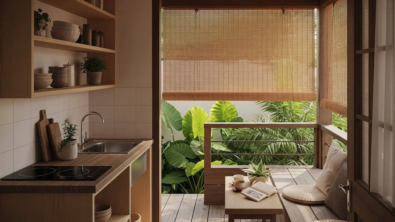 Model Teras Rumah Kecil Nyambung ke Dapur