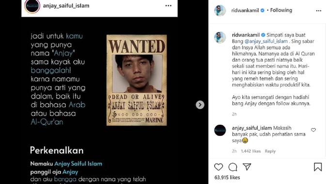 [Foto: Instagram Ridwan Kamil]