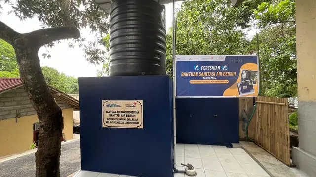 Telkom Bangun 51 Sarana Air Bersih & Sanitasi Layak di 5 Kota/Kabupaten