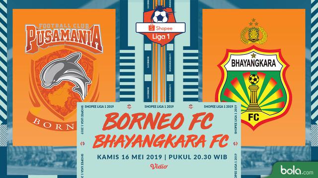 Pusamania Borneo FC Vs Bhayangkara FC