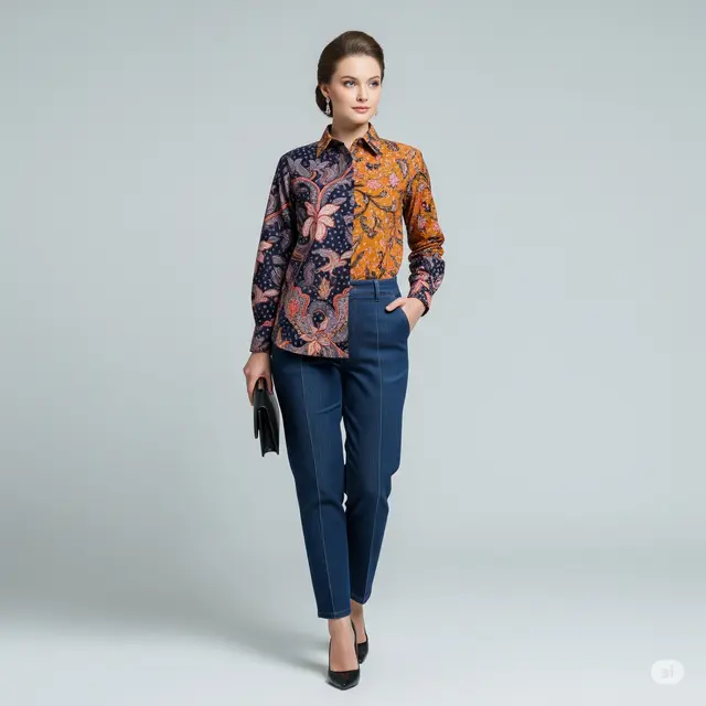 12 Model Kemeja Batik Wanita Formal Modern untuk Tampilan Profesional dan Elegan