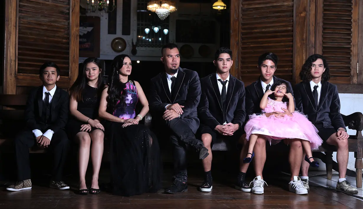 Safeea baru saja merayakan ulang tahun yang kelima , semua keluarga besar Ahmad Dhani berkumpul dan merayakannya.  (Andy Masela/Bintang.com)