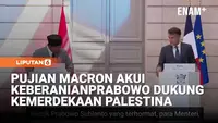Presiden Macron Blak-blakan Ungkap Keberanian Prabowo Dukung Kemerdekaan Palestina