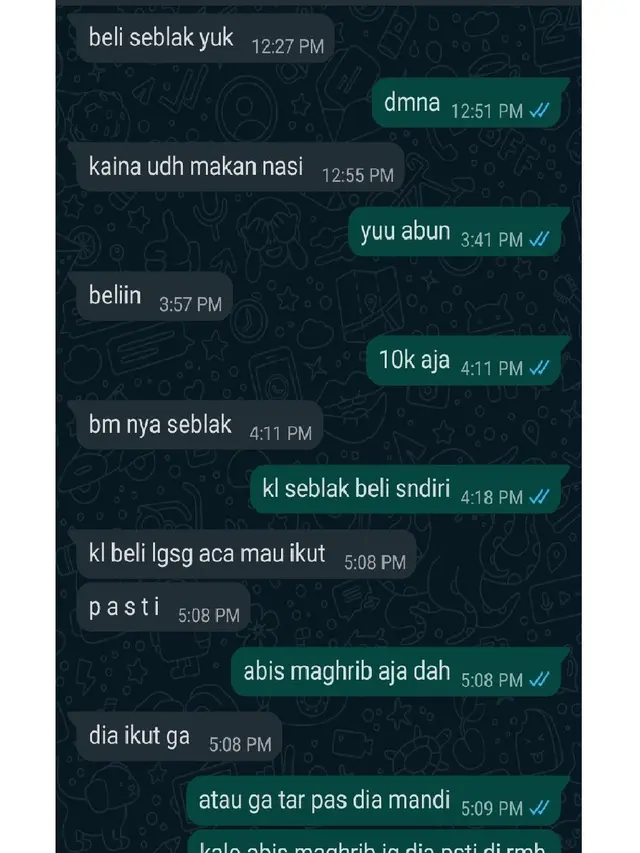 6 Chat Kakak dan Adik saat Bahas Makanan Ini Bikin Gemas