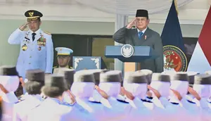 Pesan Prabowo ke Lulusan IPDN, Singgung Posisi Presiden
