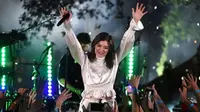 Lorde saat gelar konser tunggal di Los Angeles tahun 2016. (AFP)
