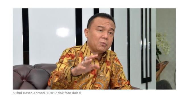 Sufmi Dasco Ahmad akan menggantikan Fadli Zon menjadi Wakil Ketua DPR RI dari Partai Gerindra. (Merdeka.com)