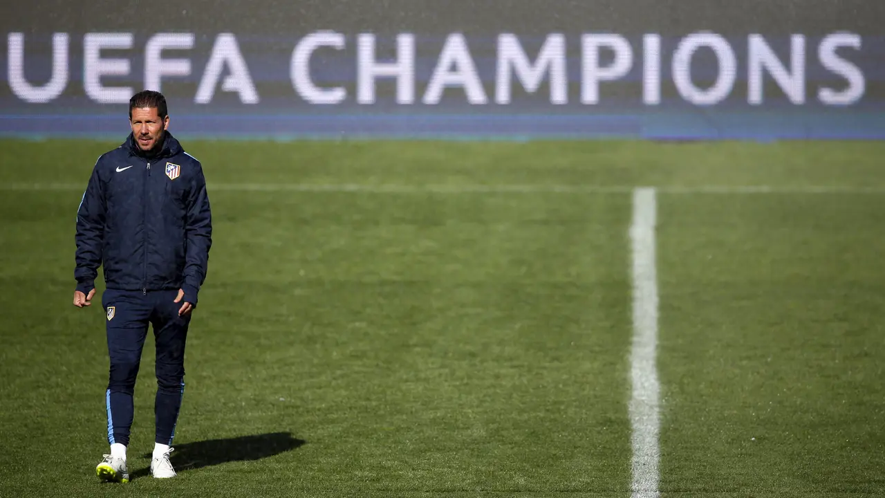 Sesi Latihan Terakhir Atletico Sebelum Jalani Derbi Madrid