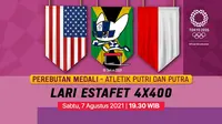 Banner Final Lari Estafet 4x400m. (Foto: Vidio)